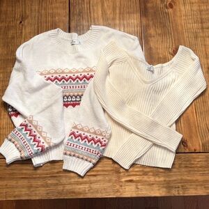 Lot Bundle of Hollister Sweaters size Medium